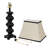 Stately Shapes Resin Accent Table Lamps Set of 2 - 29" H