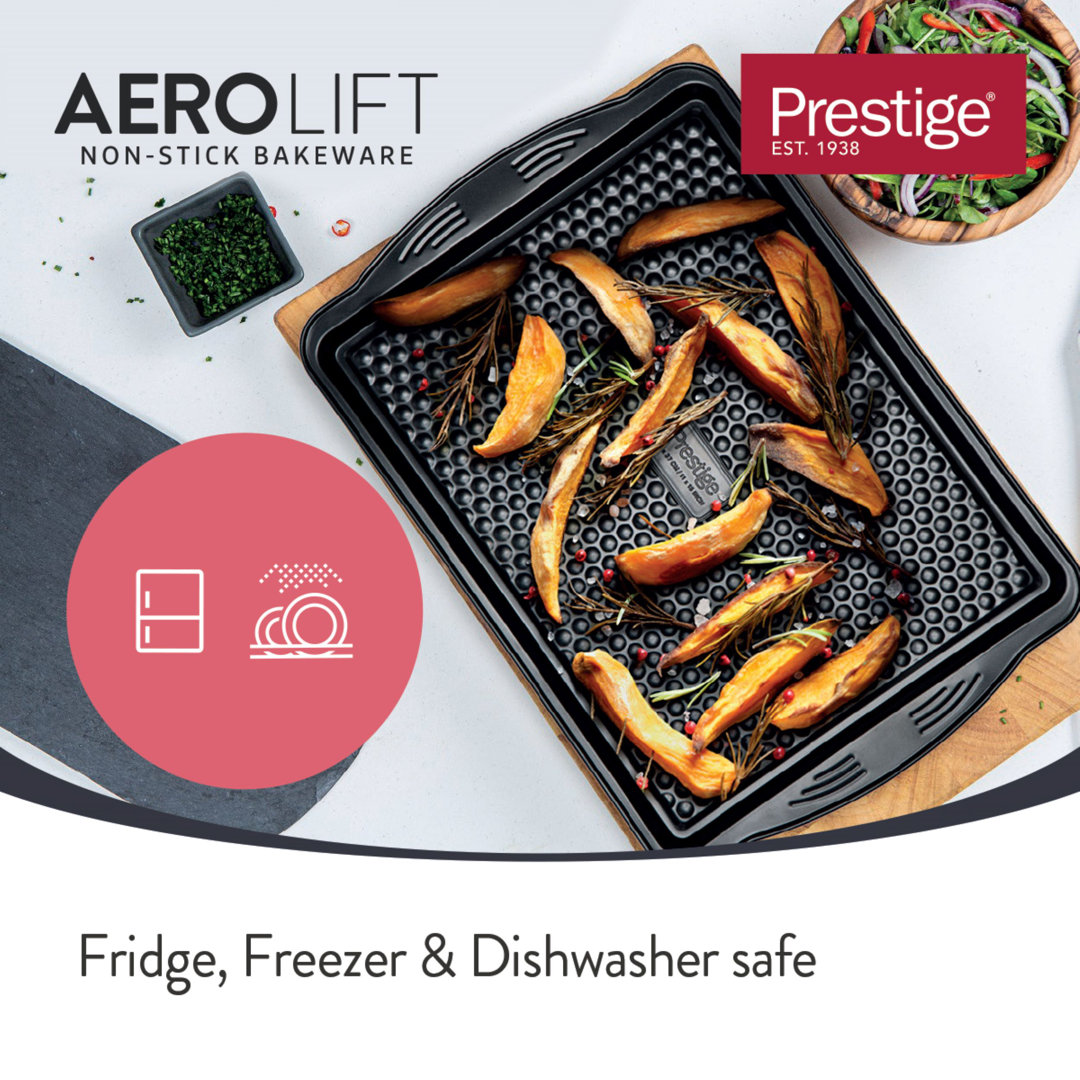 Prestige Aerolift Nonstick Dishwasher Safe 2Piece Roast & Bake Set