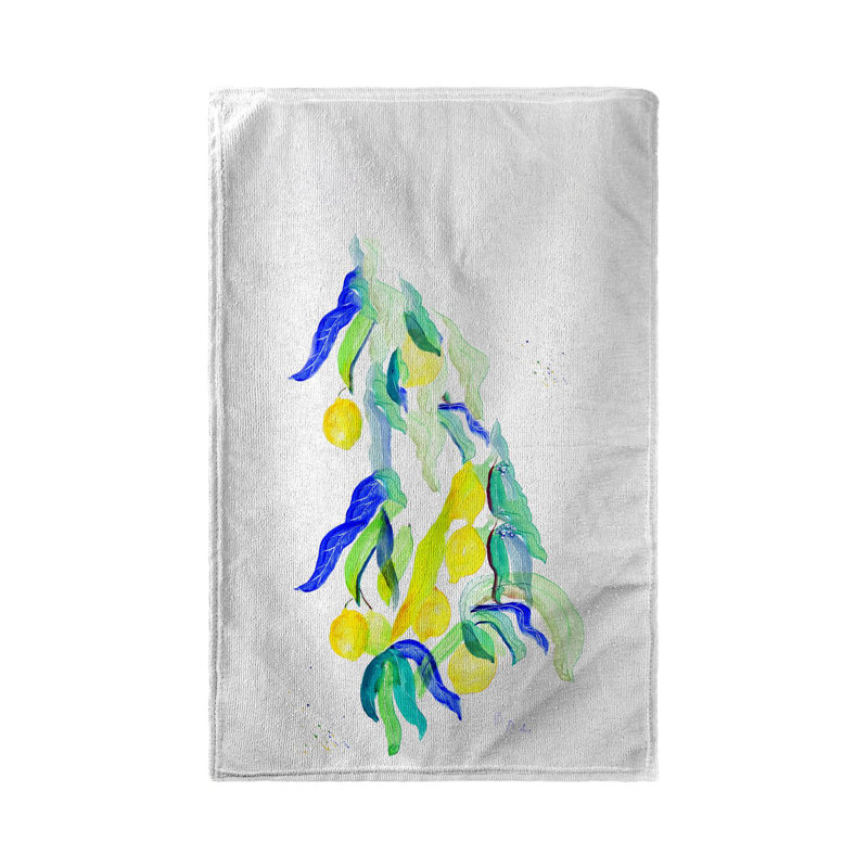 Serviette à main arbre citron