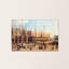 La Piazza San Marco by Canaletto - Rectangle Print on Wood