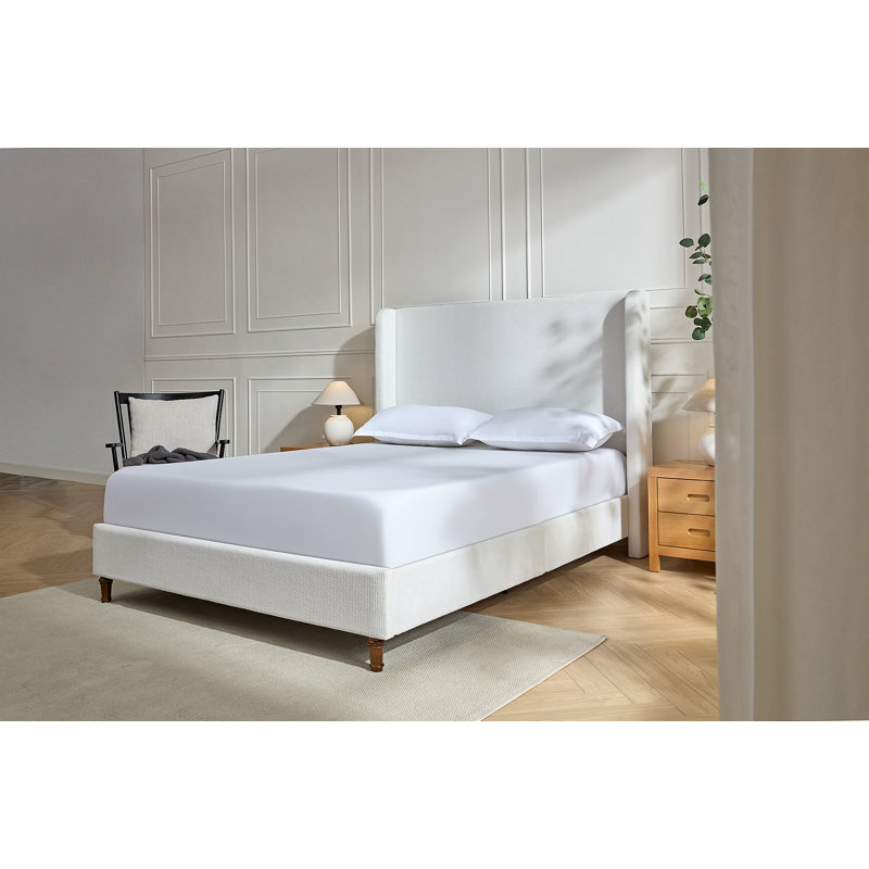 Grand lit tapissier Harper
