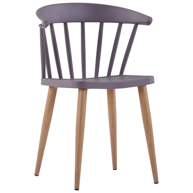 Mclean 44cm H Side Chair in Grey