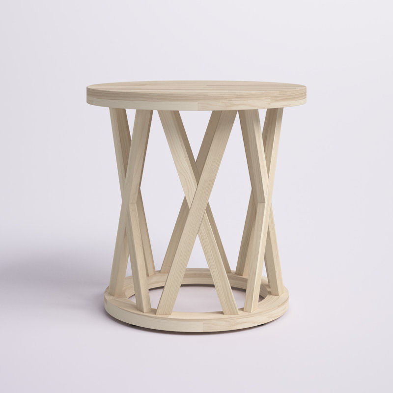 Charette Solid Wood Frame End Table