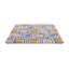 Geometric Area Rug in Gray/Blue/Mustard-70178440