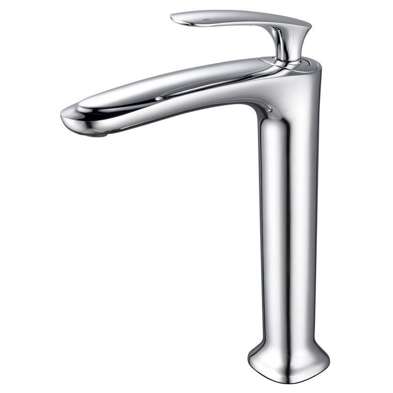 Robinet pour salle de bain à un trou Brianna, Chrome poli