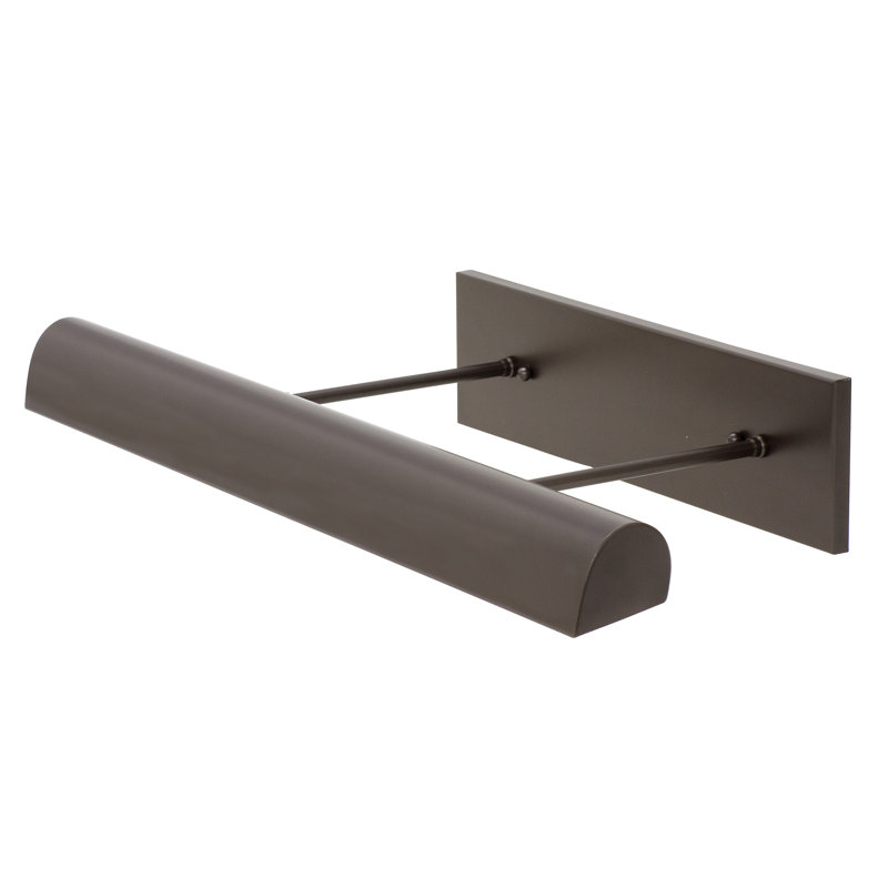 Applique murale 1 lumière Classic, Bronze acajou, H 4,5 po x l 24 po