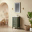 Meuble-lavabo simple autoportant de 18 po avec plateau entièrement assemblé-478651273
