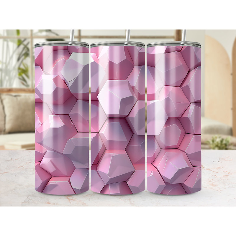 Choose Handmade Tumblers 591ml Vacuum Insulated Stainless Steel (18/8) Travel Tumbler with Straw