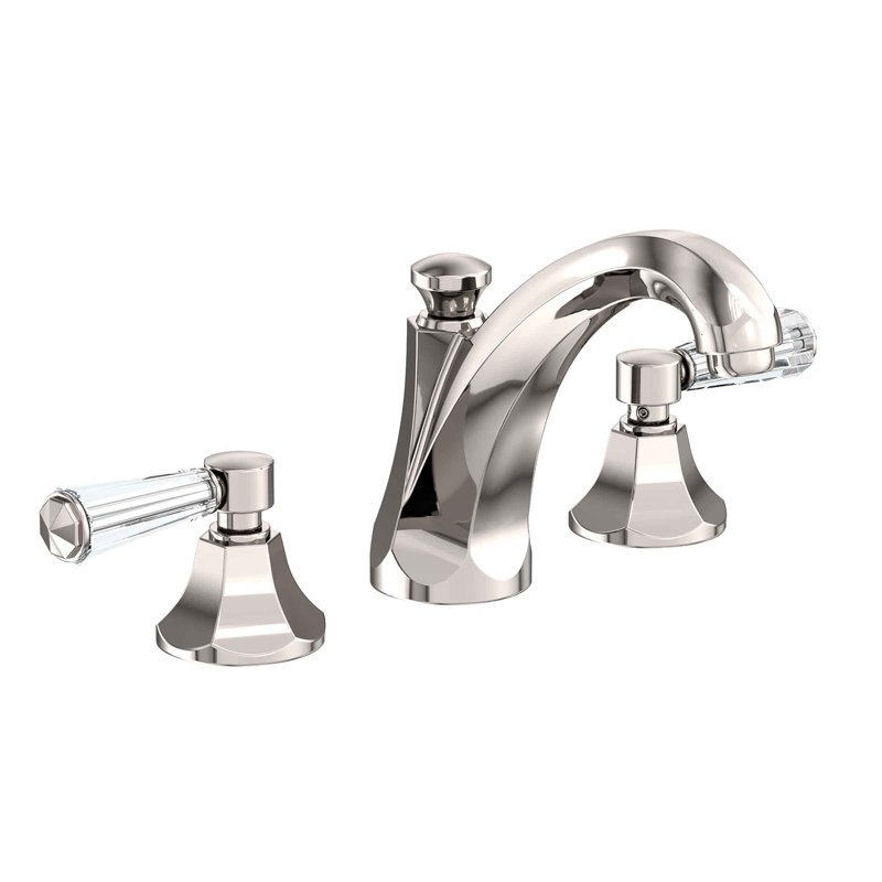 Metropole Widespread Bathroom Faucet with Drain Asssembly, Polished Nickel
