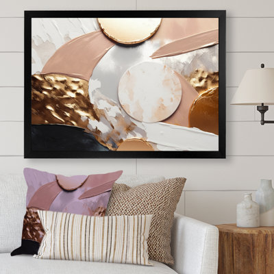 " Gold White Marbled Meditations I "