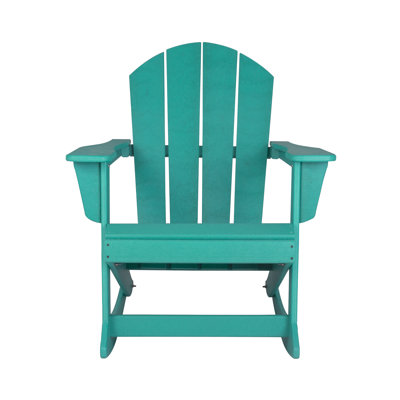 Chaise Adirondack à bascule en plastique / résine Laguna (ensemble de 4)