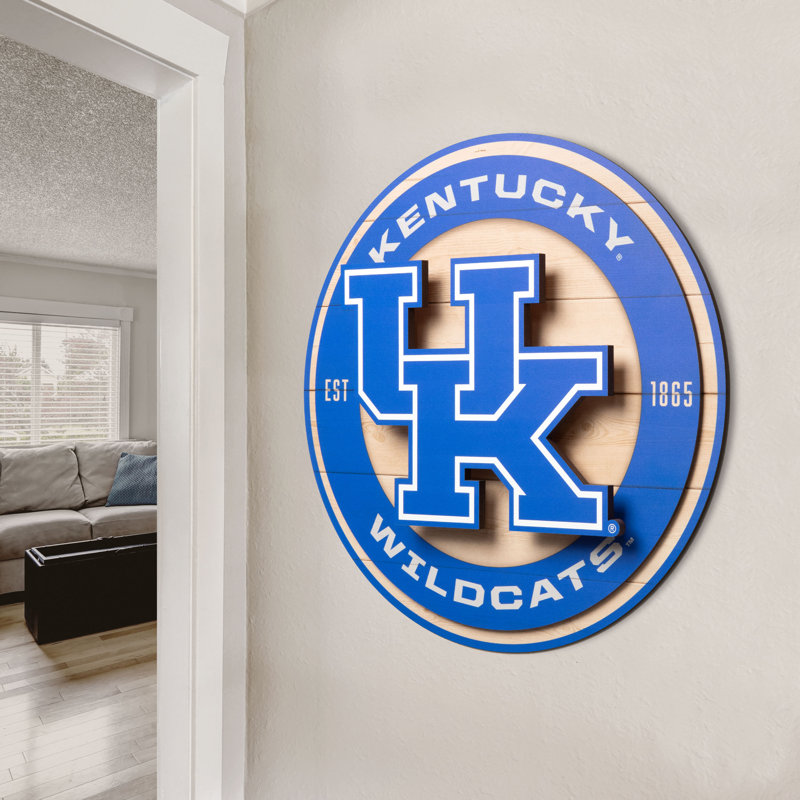 NCAA Kentucky Wildcats 3DX Circle Wall Art
