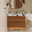 Modern Floating Bathroom Vanity with Faux Marble Top and Ceramic Undermount Sink, Wall-Mounted for Small Bathrooms and Apartments-1847146816