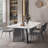 Ravion 6 - Person Faux Marble Top Double Pedestal Dining Set-1127911267
