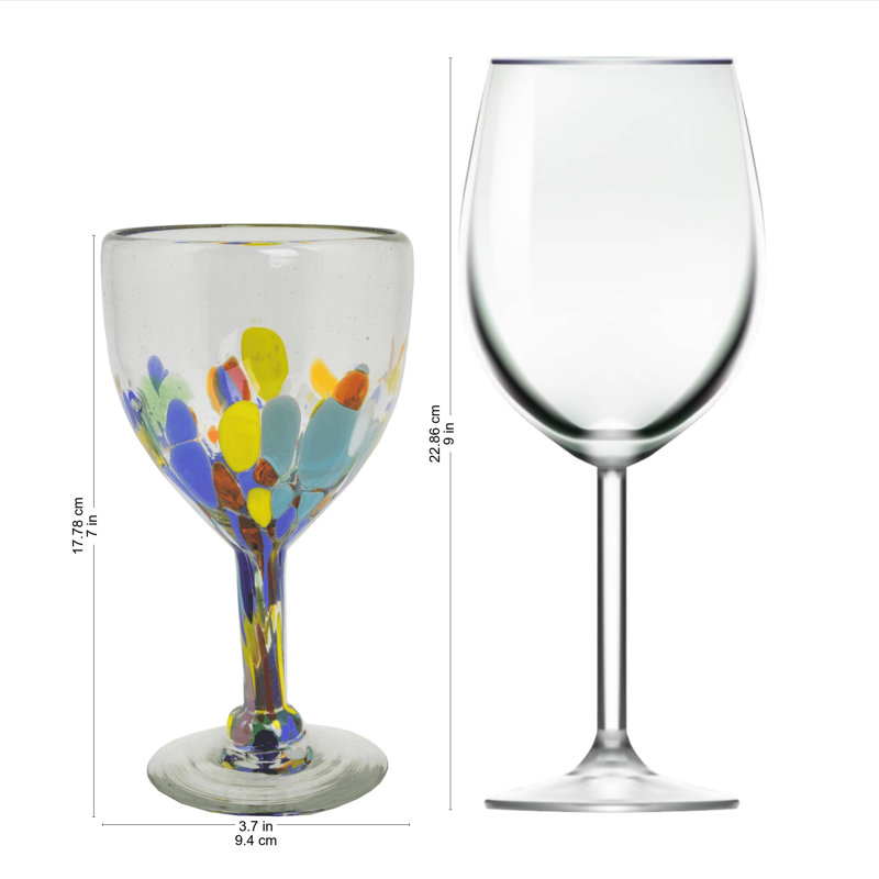 Stoneburner 8oz. Stemless Wine Glass Set