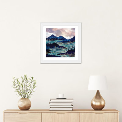 Ocean Sunrise - impression d'art graphique