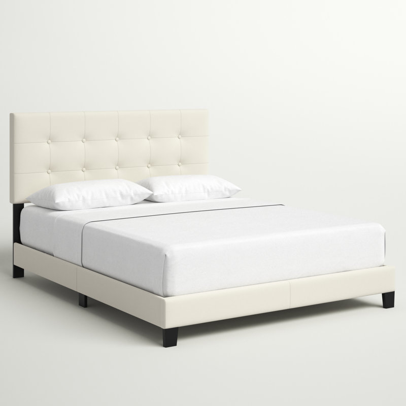Copper Grove Aschaffenburg Upholstered Bed, Queen, Ivory