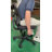 Small Armless Office Chair, Swivel Desk Chair with Mesh Back & Padded Seat, Space-Saving Modern Task Chair for Compact office-1697653374-1697653347
