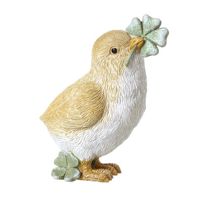 Resin Chick Clover Ornament