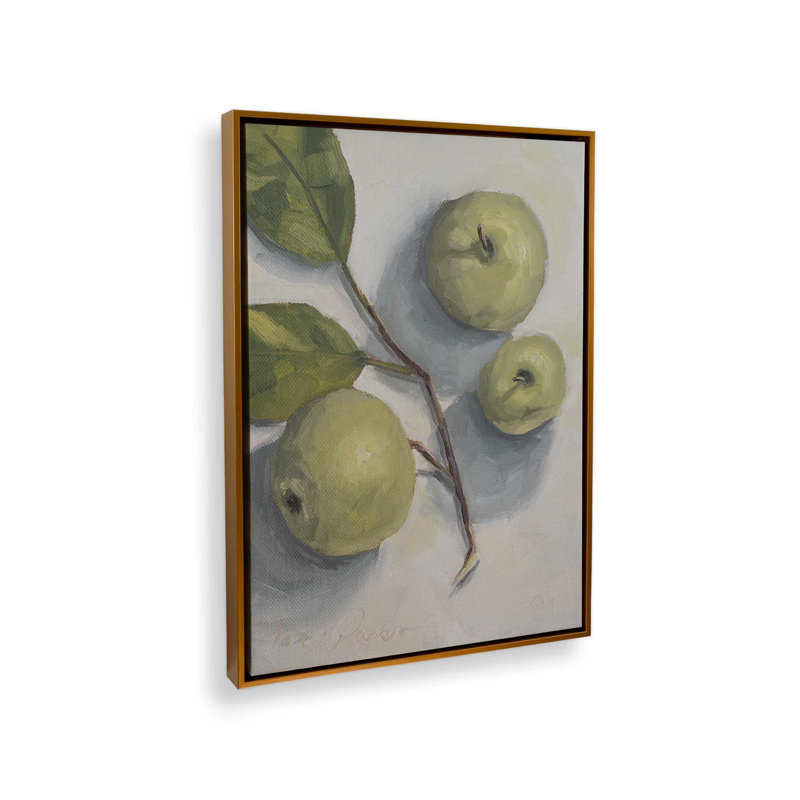 «Windfall Apples» par Miss Mustard Seed, impression, 16" H x 12" W, Framed Print, Brown