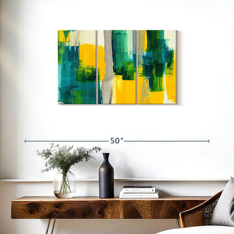 Avery révélant le bleu sarcelle II, H 20 po x l 33 po