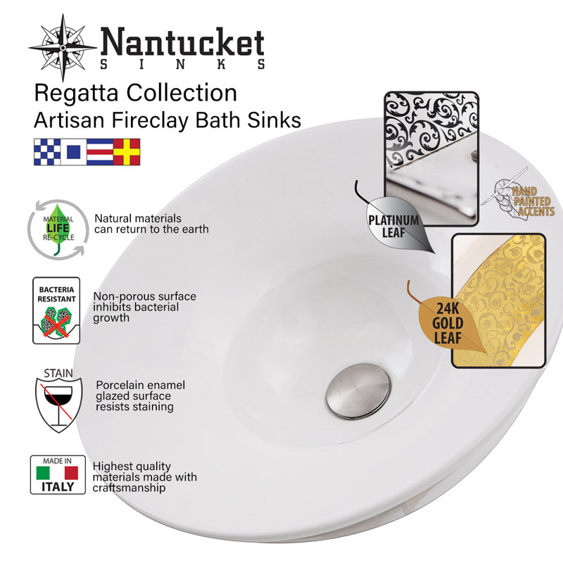 Regatta 14.75'' L Bathroom Sink