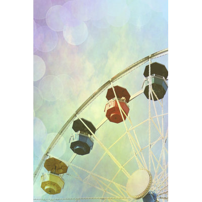 Rainbow Ferris Wheel II by Sylvia Coomes - Graphic Art Print