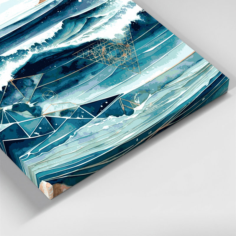 Art mural sur toile Coastal, H 24 po x l 36 po