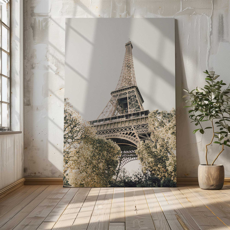 72 "x 48" icône parisienne, grande impression sur toile, H 72 po x l 48 po