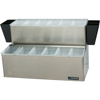 Carlisle Food Service Products Rectangle Stainless Steel Food Storage Container