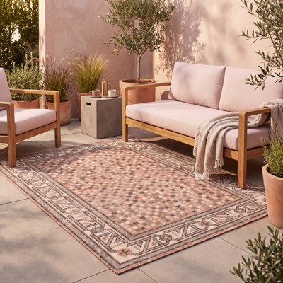 Tapis moderne en if à motifs mosaïques abstraites, orange, rose, gris, crème et beige, antidérapant, à poils courts, adapté aux animaux domestiques, pour salon, chambre, salle à manger, entrée, couloir, bureau. Lavable.