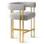 Tabouret de comptoir 25 po en chenille 25 po (ensemble de 2)-813395242