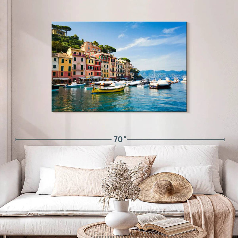 Sebbie Portofino, bord de mer, H 30 po x l 45 po