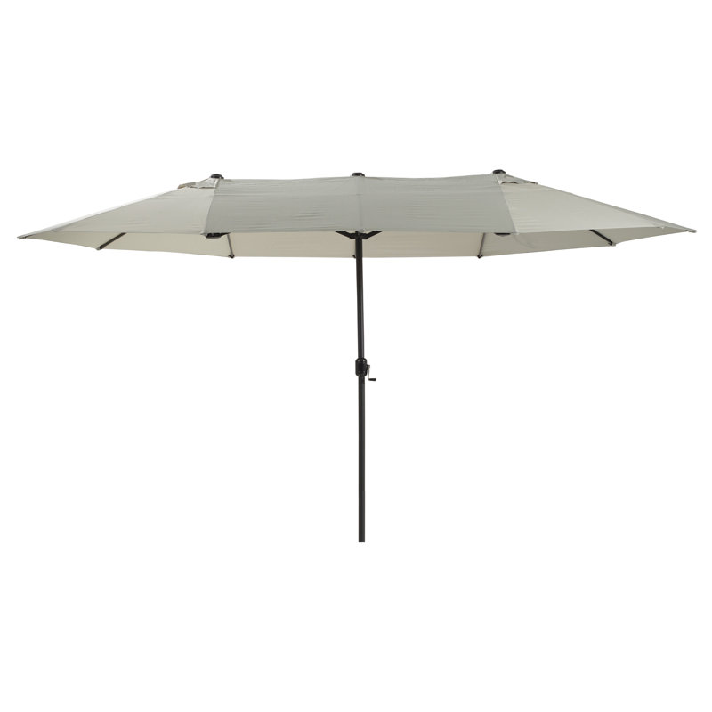 Kerney 460cm X 270cm Rectangular Parasol, Grey