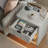Nightstand With Power Outlet, Bedside Table With Drawer Storage And Lights, 7 Lighting Modes,Wood Wide Bedside Stand Mid Century Night Stands For Bedroom Living Room Office-1999619620