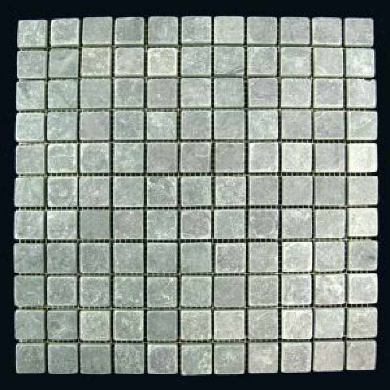 Amalga 1" x 1" Tumbled Green Slate Mosaic Sheet Wall Floor Use Tile