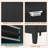67" Tall narrow Arched Bookcase With Fluted Door,slim Storage Cabinet For Living Room, Office, Bedroom-1464653410