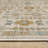 Graicyn Global Traditonal Ivory/ Teal Area Rug-1457254950