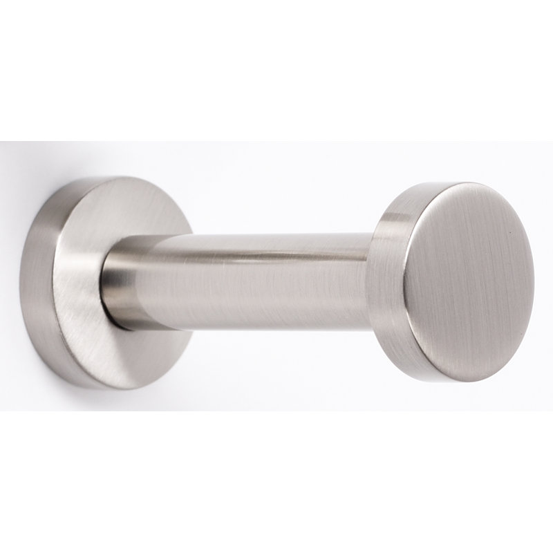 Euro Robe Hook, Satin Nickel