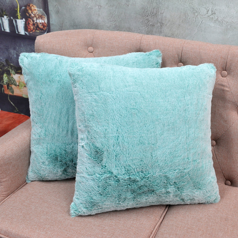 Housse de coussin Tip Tip, Bleu turquoise