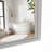 Oversized Modern Rectangle Bathroom Mirror With Silver Frame Decorative Large Wall Mirrors For Bathroom Living Room Bedroom Vertical Or Horizontal Wall Mounted Mirror With Aluminum Frame-832532348