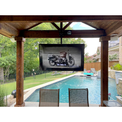 The TV Shield 21.9'' H x 34.25'' W TV Enclosure