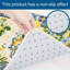 Tapis de cuisine méditerranéen à motif citron bleu