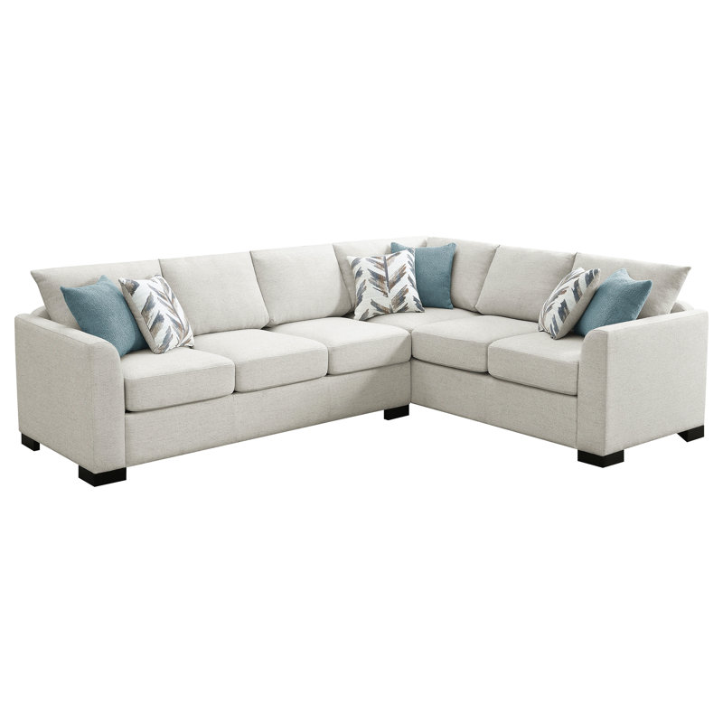 Radison Greige Upholstered Sectional Sofa