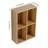 Wall Mounted Storage cabinet with open shelves