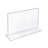 Top Loading Clear Acrylic T-Frame Sign Holder