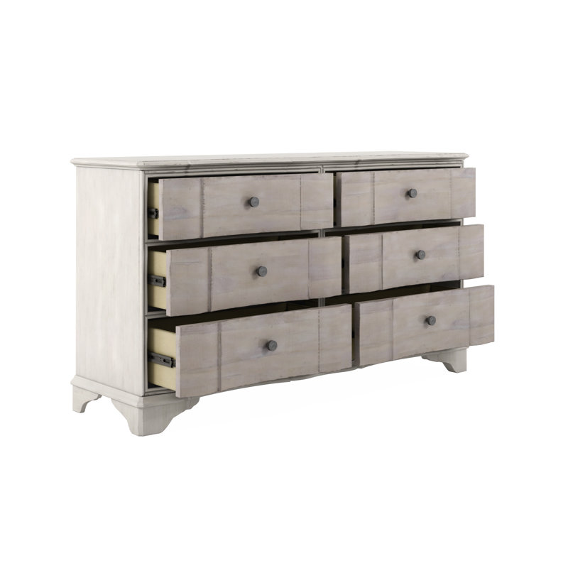 Commode double 6 tiroirs Alcove