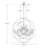 18-Light Orb Globe Chrome Chandelier With Crystal Accents