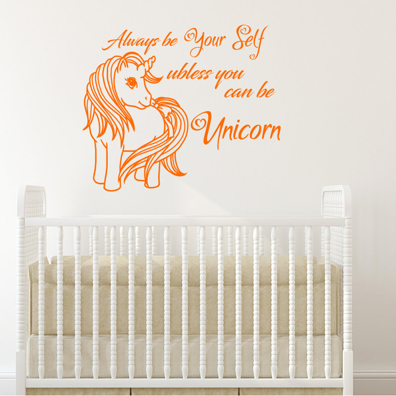 Animals Wall Decal, Orange