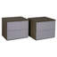 Gelosia 50cm W Manufactured Wood Bedside Table